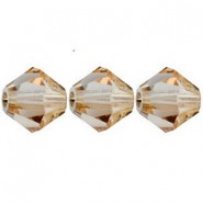 Preciosa MC Bicone 3mm beads Crystal honey 00030/23501